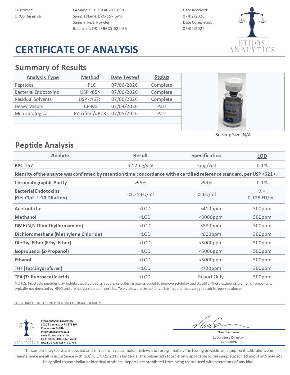 BPC-157 5mg